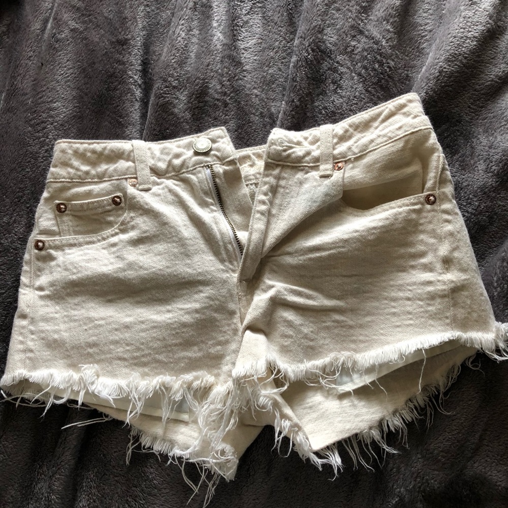 American Eagle American Flag shorts